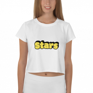 Woman’s STARS Crop Top Shirt